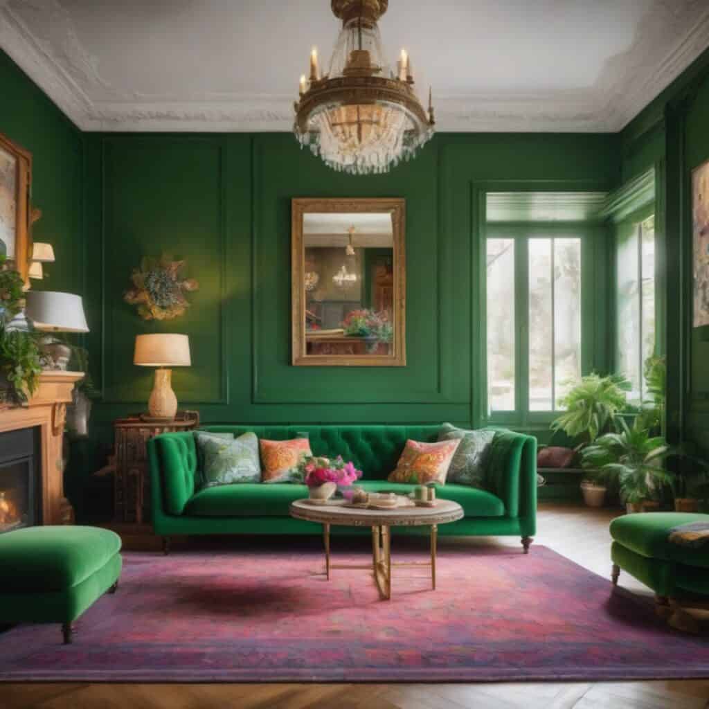 Maximalist Living Room Design