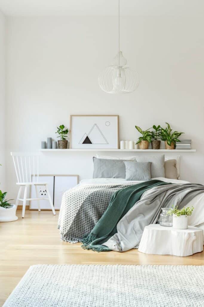 Finding your bedroom's central design point