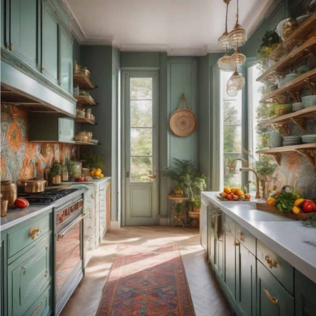 Maximalist kitchen