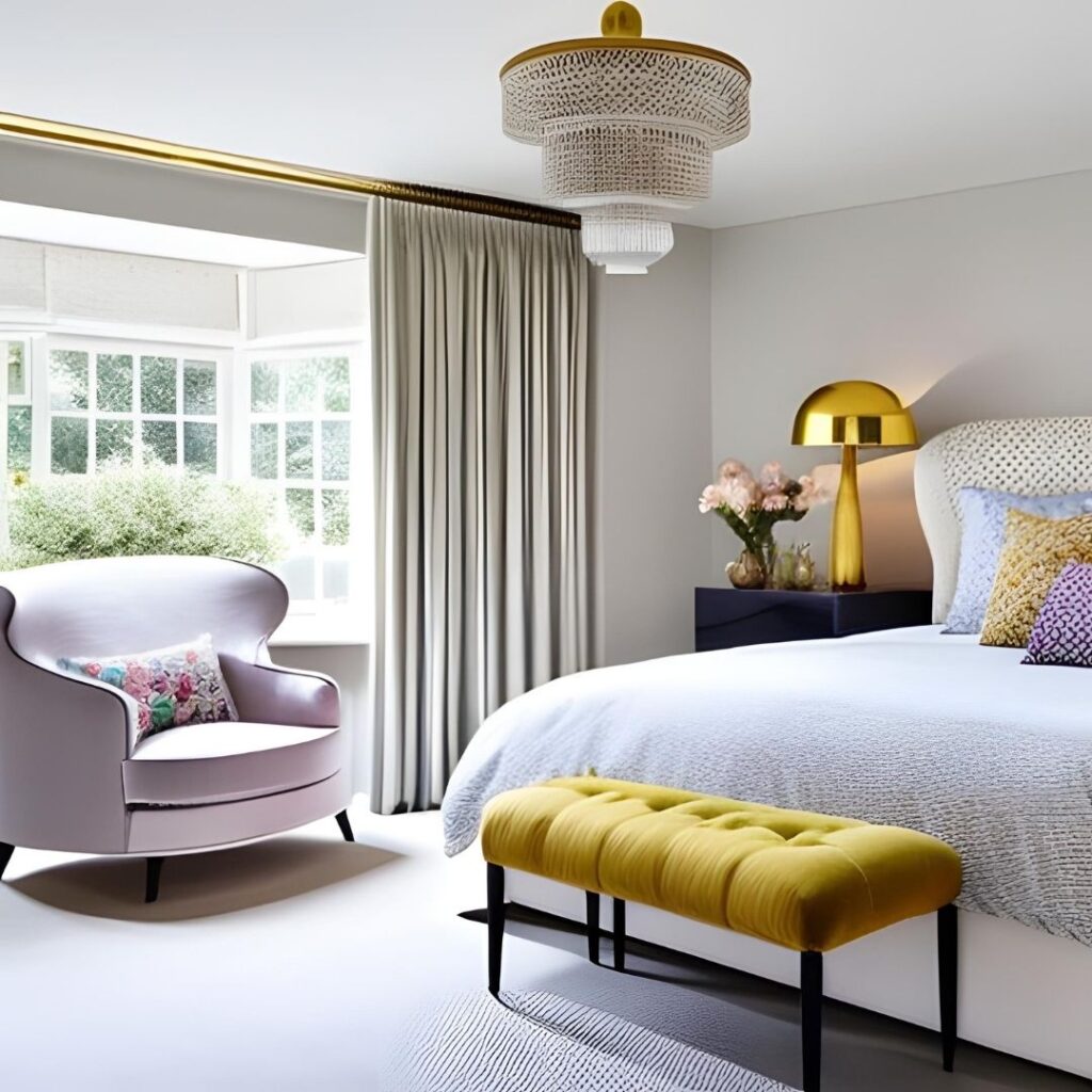 Soft quiet neutral color tones for bedrooms