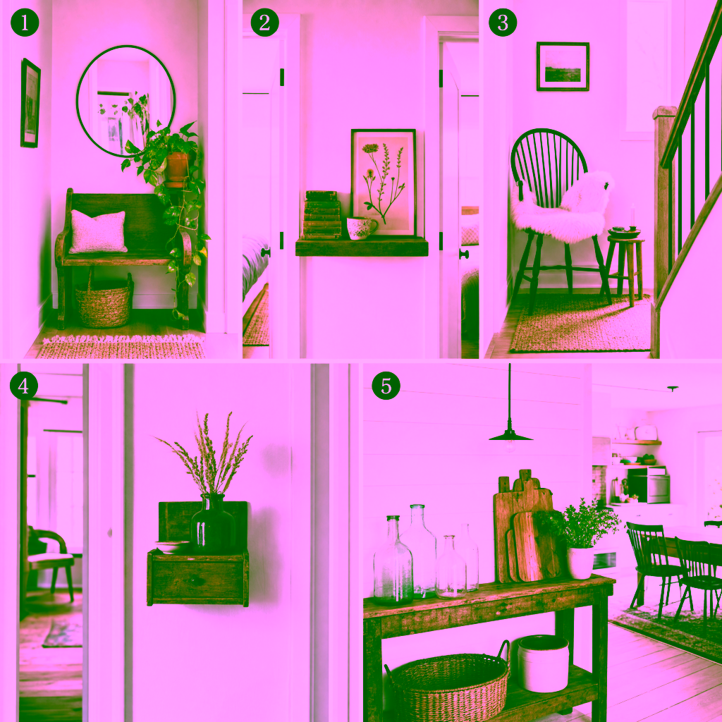 creating vineters in all areas of your home to create a cozy lived in feeling