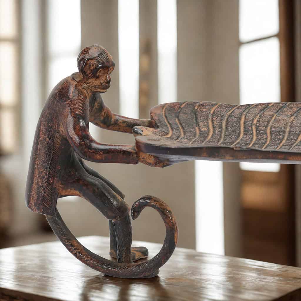 textured monkey tray