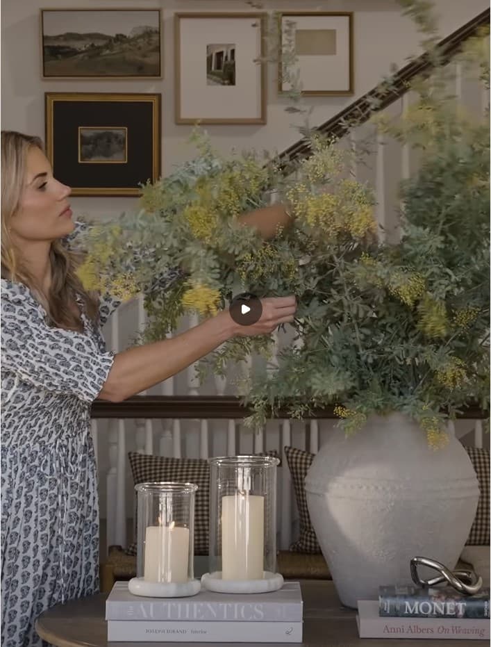 Floral first room decor by Shea McGee