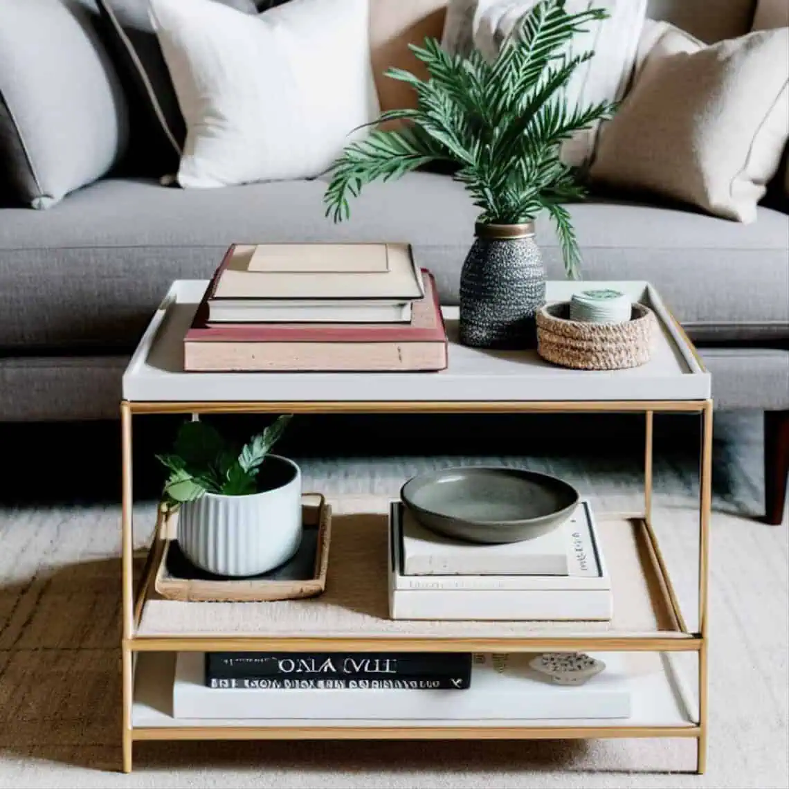 Table Styled Simple Coffee Table Styling By Leading Designers and Stylists - Pearl ...